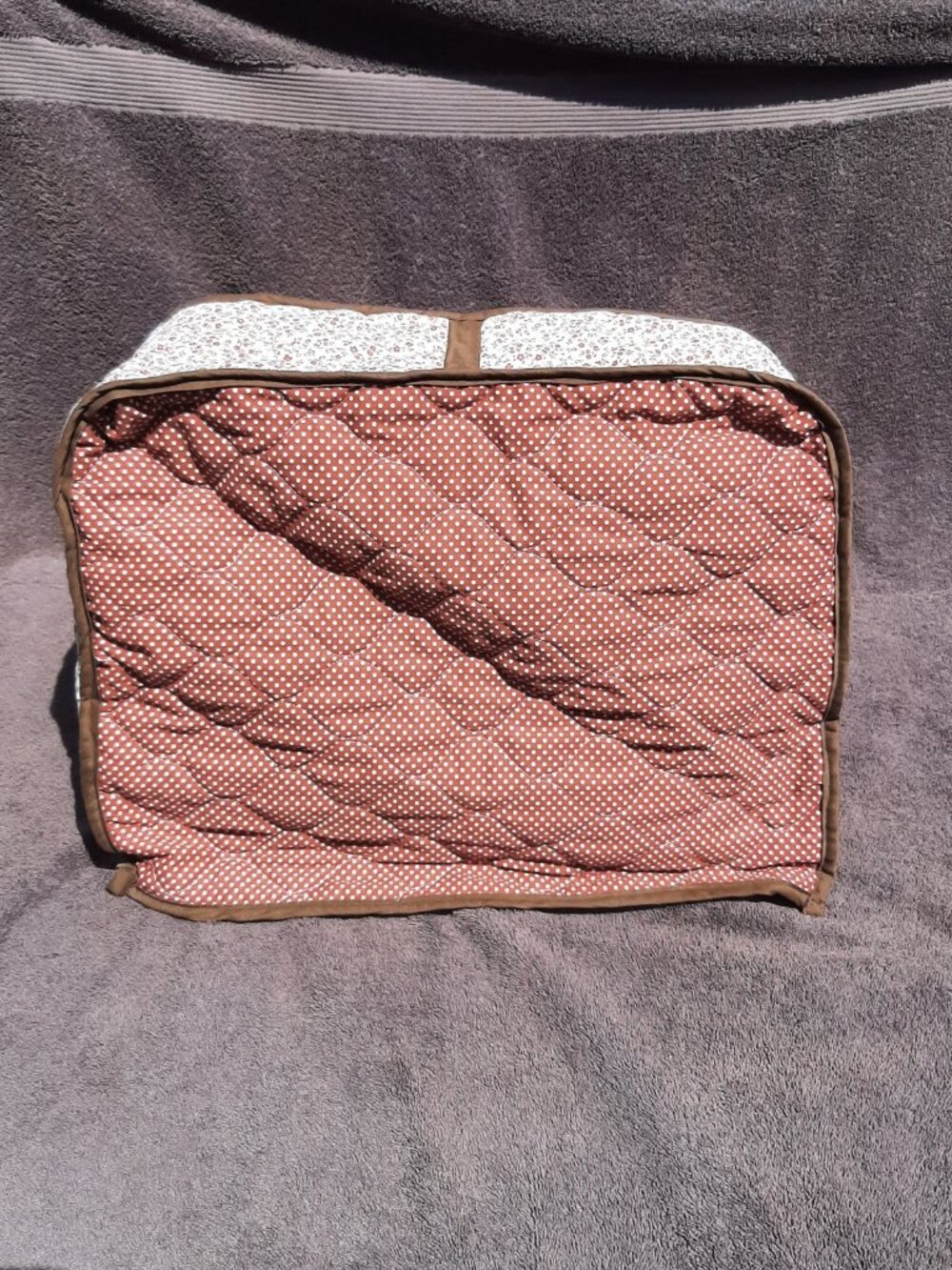 Handmade Fabric Sewing Machine Dust Cover